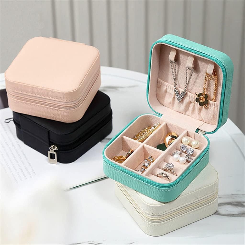Jewellery Box for Travelling Leather Box PU Leather Jewellery Box , Organizer Storage Holder Boxe