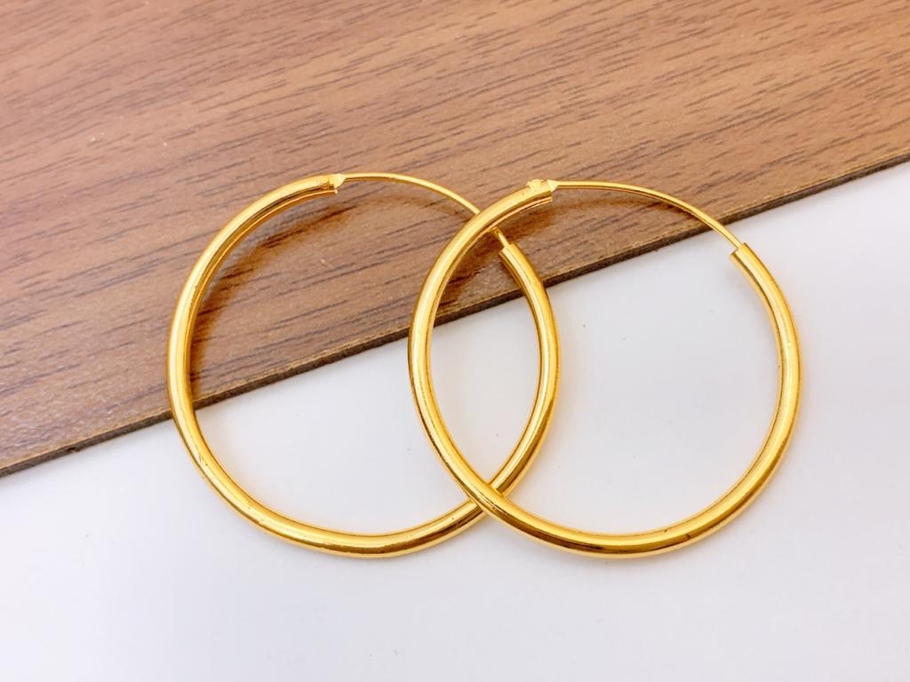 High Quality Gold Plated Bali Real Gold Look With Fancy Jewelry Box Free