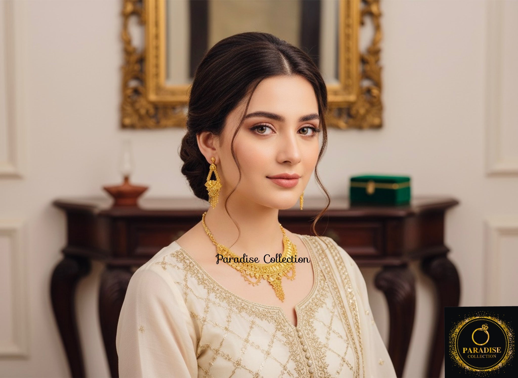 LIMITED STOCK ALERT ⏳💎 NECKLACE SET + FREE JEWELRY BOX 🎁 GRAB IT NOW!