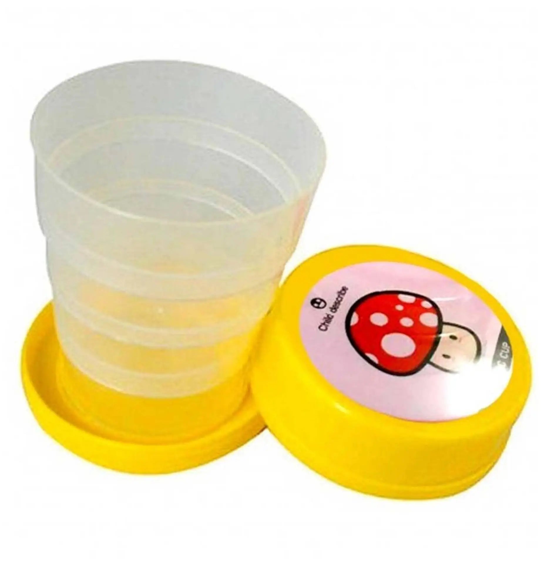 Magic Cup Pack of 2 Folding Collapsible Magic Cup - Mug Glass for Travel;Outdoors;Hiking