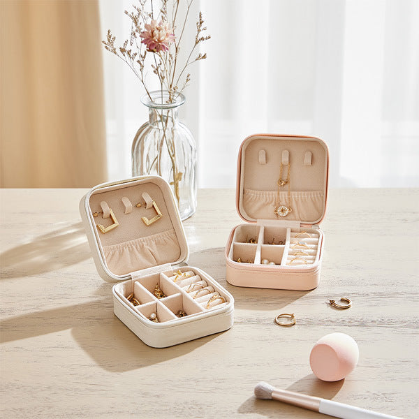 Jewellery Box for Travelling Leather Box PU Leather Jewellery Box , Organizer Storage Holder Boxe